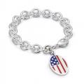 Tiffany American Flag Bracelet
