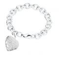 Tiffany Notes Heart Charm Bracelet