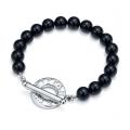 Tiffany Black Onyx Toggle Bracelet 7.25"